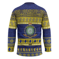Niue Christmas Hockey Jersey Monuina e Kilisimasi Hiapo Motifs - Polynesian Pride