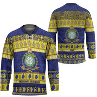 Niue Christmas Hockey Jersey Monuina e Kilisimasi Hiapo Motifs LT14 - Polynesian Pride