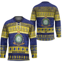 Niue Christmas Hockey Jersey Monuina e Kilisimasi Hiapo Motifs - Polynesian Pride