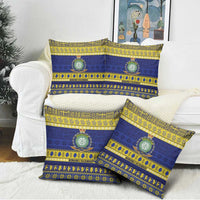Niue Christmas Pillow Cover Monuina e Kilisimasi Hiapo Motifs - Polynesian Pride
