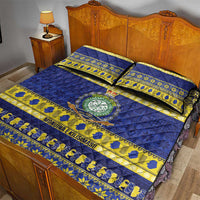Niue Christmas Quilt Bed Set Monuina e Kilisimasi Hiapo Motifs - Polynesian Pride