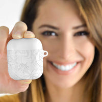 Tapu Fanau Ia Niue AirPods Case Happy White Sunday Unique Hiapo LT14 - Polynesian Pride
