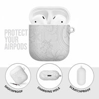 Tapu Fanau Ia Niue AirPods Case Happy White Sunday Unique Hiapo LT14 - Polynesian Pride