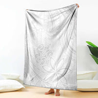 Tapu Fanau Ia Niue Blanket Happy White Sunday Unique Hiapo - Polynesian Pride