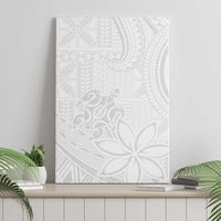 Tapu Fanau Ia Niue Canvas Wall Art Happy White Sunday Unique Hiapo - Polynesian Pride
