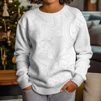 Tapu Fanau Ia Niue Kid Ugly Christmas Sweater Happy White Sunday Unique Hiapo - Polynesian Pride