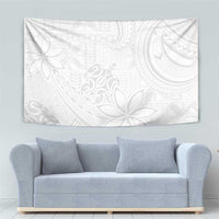 Tapu Fanau Ia Niue Tapestry Happy White Sunday Unique Hiapo - Polynesian Pride