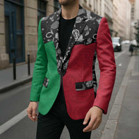 Vanuatu Cowboy Blazer Cowboy Symbols Split Stylized LT14 - Polynesian Pride