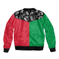 Vanuatu Cowboy Bomber Jacket Cowboy Symbols Split Stylized LT14 - Polynesian Pride