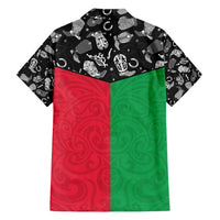 Vanuatu Cowboy Hawaiian Shirt Cowboy Symbols Split Stylized LT14 - Polynesian Pride