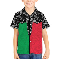 Vanuatu Cowboy Hawaiian Shirt Cowboy Symbols Split Stylized LT14 - Polynesian Pride
