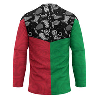 Vanuatu Cowboy Hockey Jersey Cowboy Symbols Split Stylized LT14 - Polynesian Pride