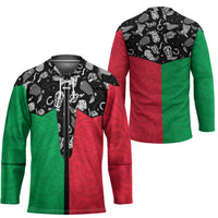 Vanuatu Cowboy Hockey Jersey Cowboy Symbols Split Stylized LT14 - Polynesian Pride