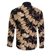 Vanuatu Cowboy Family Matching Puletasi and Hawaiian Shirt Seamless Straw Hats Hibiscus - Polynesian Pride