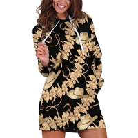 Vanuatu Cowboy Hoodie Dress Seamless Straw Hats Hibiscus - Polynesian Pride