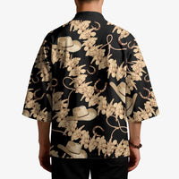 Vanuatu Cowboy Kimono Seamless Straw Hats Hibiscus LT14 - Polynesian Pride