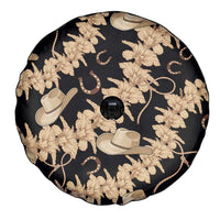 Vanuatu Cowboy Spare Tire Cover Seamless Straw Hats Hibiscus - Polynesian Pride
