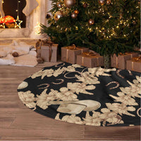Vanuatu Cowboy Tree Skirt Seamless Straw Hats Hibiscus LT14 - Polynesian Pride