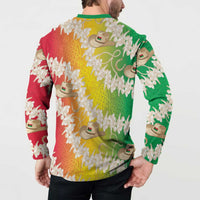 Vanuatu Cowboy Button Sweatshirt Straw Hats Hibiscus With Sand Drawing LT14 - Polynesian Pride