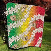 Vanuatu Cowboy Quilt Straw Hats Hibiscus With Sand Drawing - Polynesian Pride