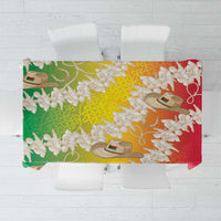 Vanuatu Cowboy Tablecloth Straw Hats Hibiscus With Sand Drawing LT14 Reggae - Polynesian Pride
