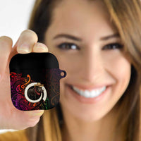 Vanuatu Boar Cowboy AirPods Case Tusk Gradient Polynesian Pattern LT14 - Polynesian Pride