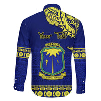 Personalised Fiji Natabua High School Family Matching Tank Maxi Dress and Hawaiian Shirt Fijian Tapa Pattern LT14 - Polynesian Pride