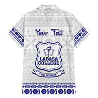 Personalised Fiji Labasa College Family Matching Mermaid Dress and Hawaiian Shirt Fijian Tapa Pattern LT14 - Polynesian Pride