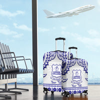 Personalised Fiji Labasa College Luggage Cover Fijian Tapa Pattern LT14 - Polynesian Pride