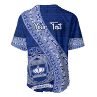 Personalised Fiji Queen Victoria School Baseball Jersey Fijian Tapa Pattern LT14 - Polynesian Pride