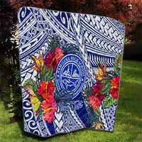 Personalised Samoana High School Quilt American Samoa Schools Polynesian Tropical Flowers LT14 - Polynesian Pride