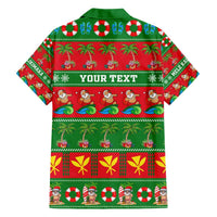 Personalised Hawaii Christmas Hawaiian Shirt Mele Kalikimaka LT14 - Polynesian Pride