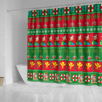 Hawaii Christmas Shower Curtain Mele Kalikimaka LT14 - Polynesian Pride