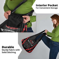 Toitu Te Tiriti Mana Maori Motuhake Grocery Bag Aotearoa Haka Face Mix Poutama Art