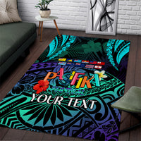 Personalised Pasifika Festival Auckland Area Rug 2024 Pacific Islands Polynesian Pattern LT14 Purple - Polynesian Pride