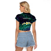 Personalised Pasifika Festival Auckland Raglan Cropped T Shirt 2024 Pacific Islands Polynesian Pattern LT14 - Polynesian Pride