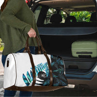 New Zealand Lawn Bowls Custom Travel Bag Aotearoa Silver Fern Paua Shell LT14 - Polynesian Pride