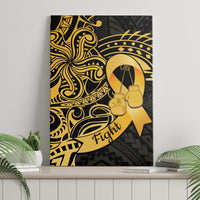 Polynesia Bone Cancer Awareness Canvas Wall Art Fight Warriors LT14 - Polynesian Pride