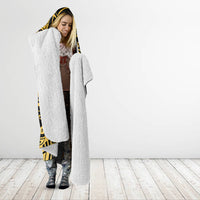 Polynesia Bone Cancer Awareness Hooded Blanket Fight Warriors LT14 - Polynesian Pride