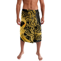 Polynesia Bone Cancer Awareness Lavalava Fight Warriors LT14 Black - Polynesian Pride