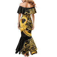 Polynesia Bone Cancer Awareness Mermaid Dress Fight Warriors LT14 - Polynesian Pride
