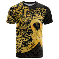 Polynesia Bone Cancer Awareness T Shirt Fight Warriors