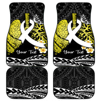 Polynesia World Lung Cancer Day Car Mats Faith Hope Love LT14 - Polynesian Pride