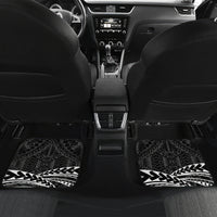 Polynesia World Lung Cancer Day Car Mats Faith Hope Love LT14 Set 2pcs - Back Black - Polynesian Pride
