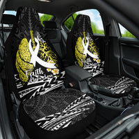 Polynesia World Lung Cancer Day Car Seat Cover Faith Hope Love LT14 One Size Black - Polynesian Pride