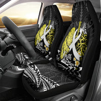 Polynesia World Lung Cancer Day Car Seat Cover Faith Hope Love LT14 - Polynesian Pride