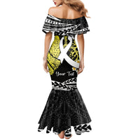 Personalised Polynesia World Lung Cancer Day Mermaid Dress Faith Hope Love LT14 - Polynesian Pride