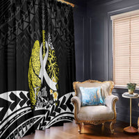 Polynesia World Lung Cancer Day Window Curtain Faith Hope Love LT14 - Polynesian Pride