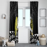 Polynesia World Lung Cancer Day Window Curtain Faith Hope Love LT14 - Polynesian Pride