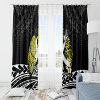 Polynesia World Lung Cancer Day Window Curtain Faith Hope Love LT14 - Polynesian Pride